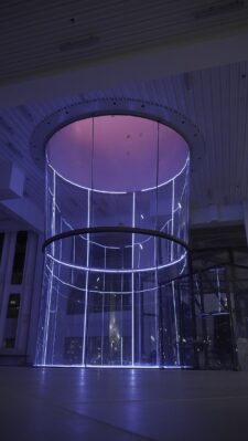 Kuzbass Arena Wind Tunnel With Dark Dramatic Lighting