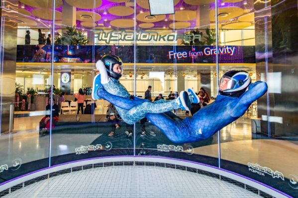 2-Way Formation Flying In Flystation Korea Indoor Skydiving