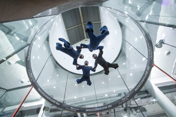 4-Way Formation Int Eh Tunnel At Flow Moscow Indoor Skydiving