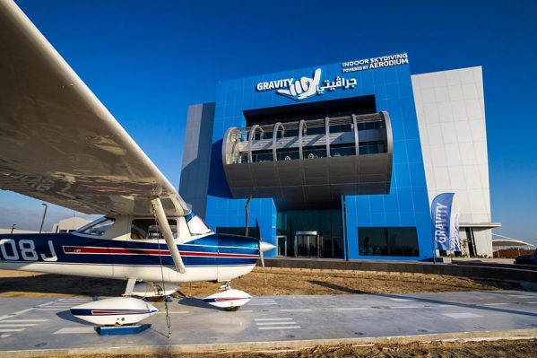 Gravity Indoor Skydiving Facility Exterior