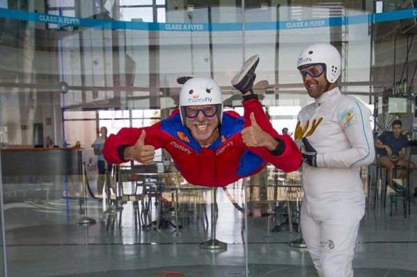 Image Of People Indoor Skydiving