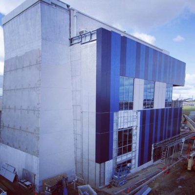 iFLY Melbourne exterior during construction