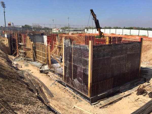 Concrete Work Beginning At Flybox In Israel
