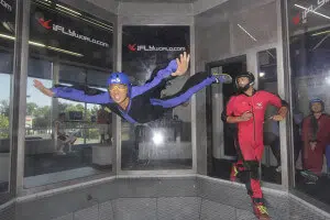 A First Time Flyer Experiences Bodyflight At Ifly San Francisco Bay.