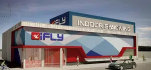 Rendering Showing The Final Look Of The New Ifly Sacramento Wind Tunnel Coming To Roseville Near Sacramento.