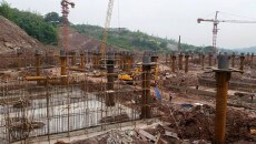 A Photo Of The Construction Site Where Two 14 Foot Recirculating Wind Tunnels Are Being Built In Chongqing, China.