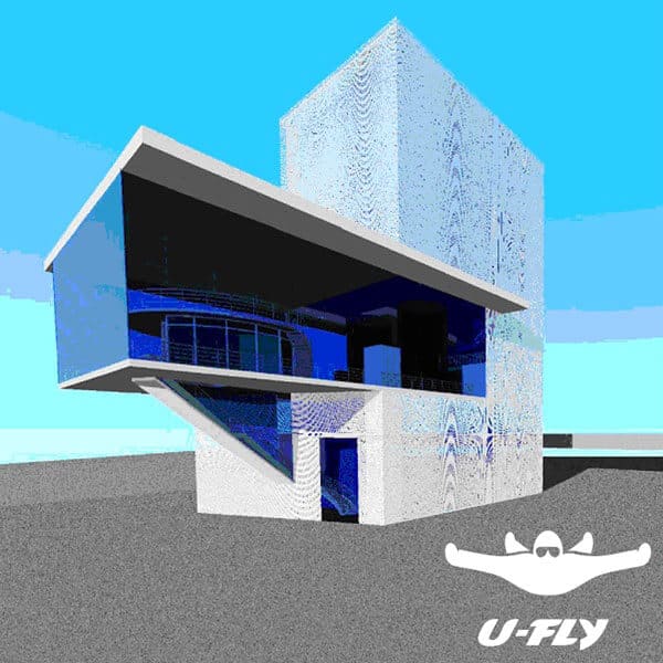 A Rendering Showing The Future U-Fly Dual Wind Tunnel Location.