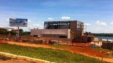 Construction Progress from afar at iFLY Brasilia Lago Sul