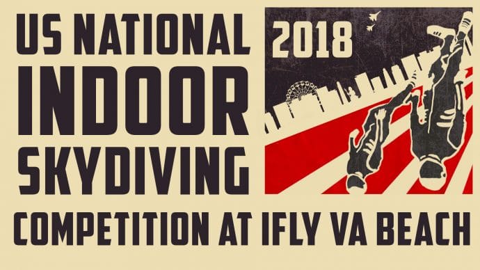 2018 Us National Indoor Skydiving Competition Flyer