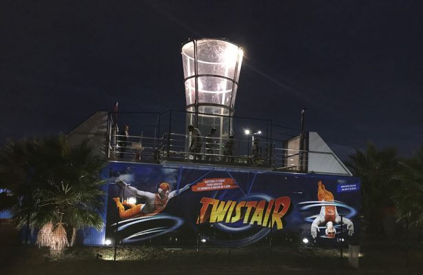 Twistair Facility at Night