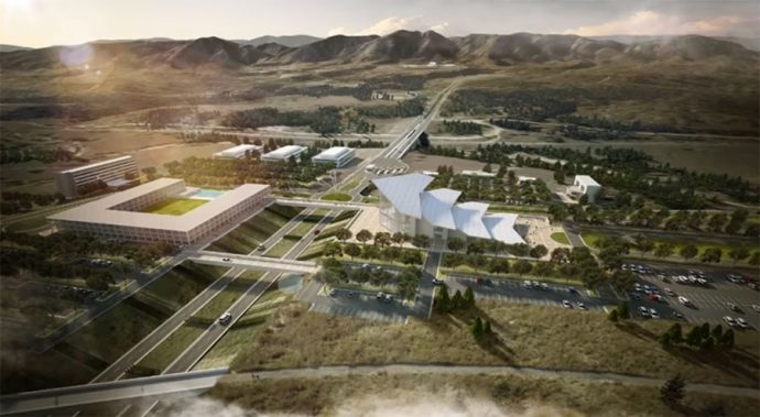 Airforce Academy Visitor Center Rendering