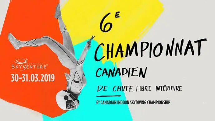 2019 Canadian Indoor Skydiving Championship Flyer