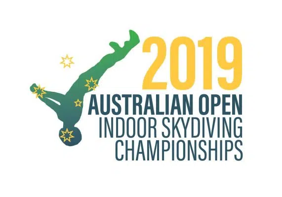 2019 Australian Open Indoor Skydiving Championships Flyer