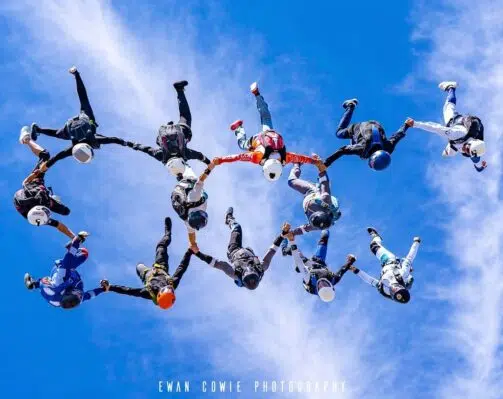 Ewan Cowie Photography - Group Skydive