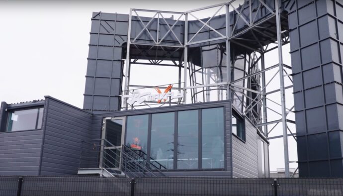 maxfly indoor skydiving facility in Poland