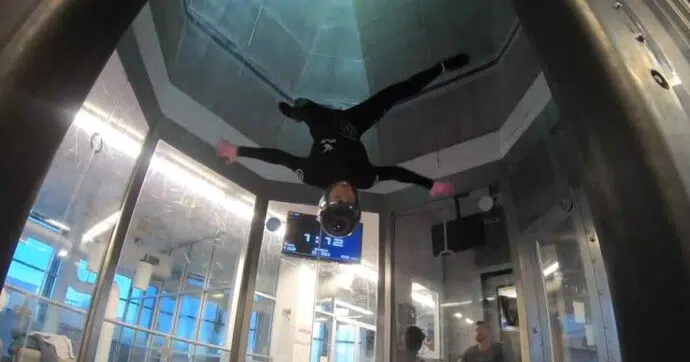 Kiana Adamson Indoor Skydiving