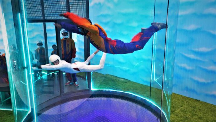 gravityzip indoor skydiving hyderabad