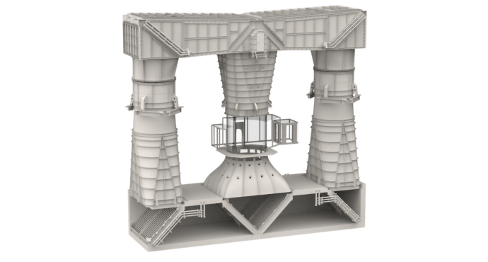 South Korean Military wind tunnel render