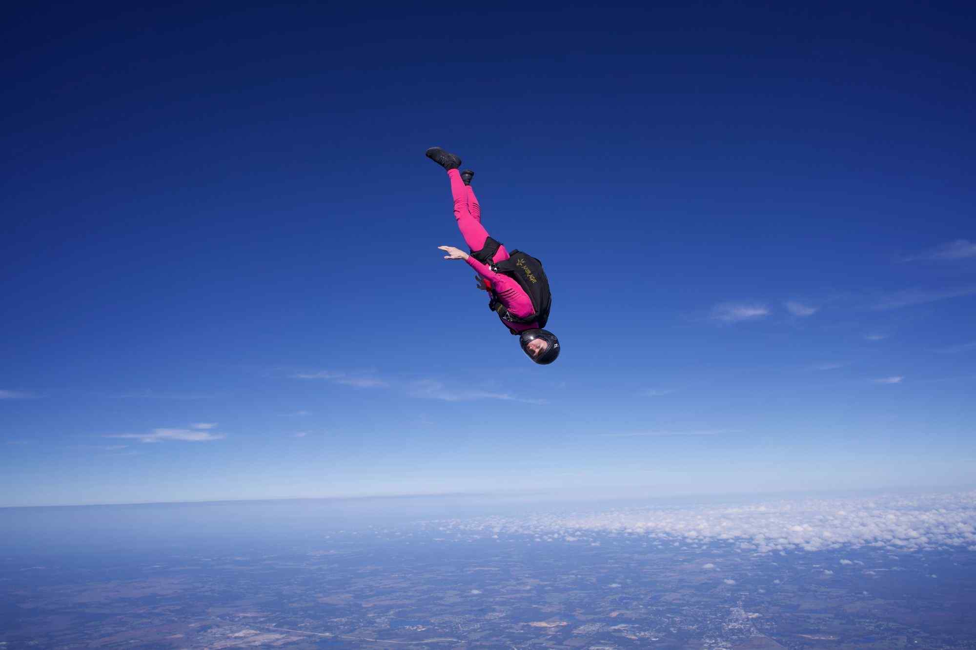 James Rogers skydiving