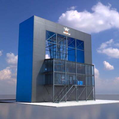 Render of Maxfly Poznan wind tunnel