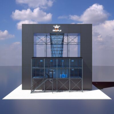Maxfly Poznań Render Of Maxfly Poznan Wind Tunnel