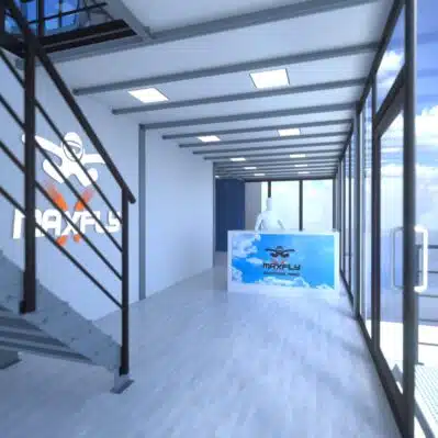 Render Of Maxfly Poznan Wind Tunnel