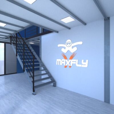 Maxfly Poznań Render Of Maxfly Poznan Wind Tunnel